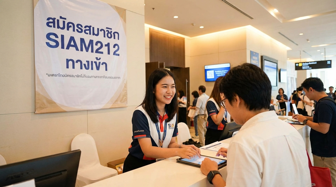 วิธีการสมัครสมาชิก SIAM212