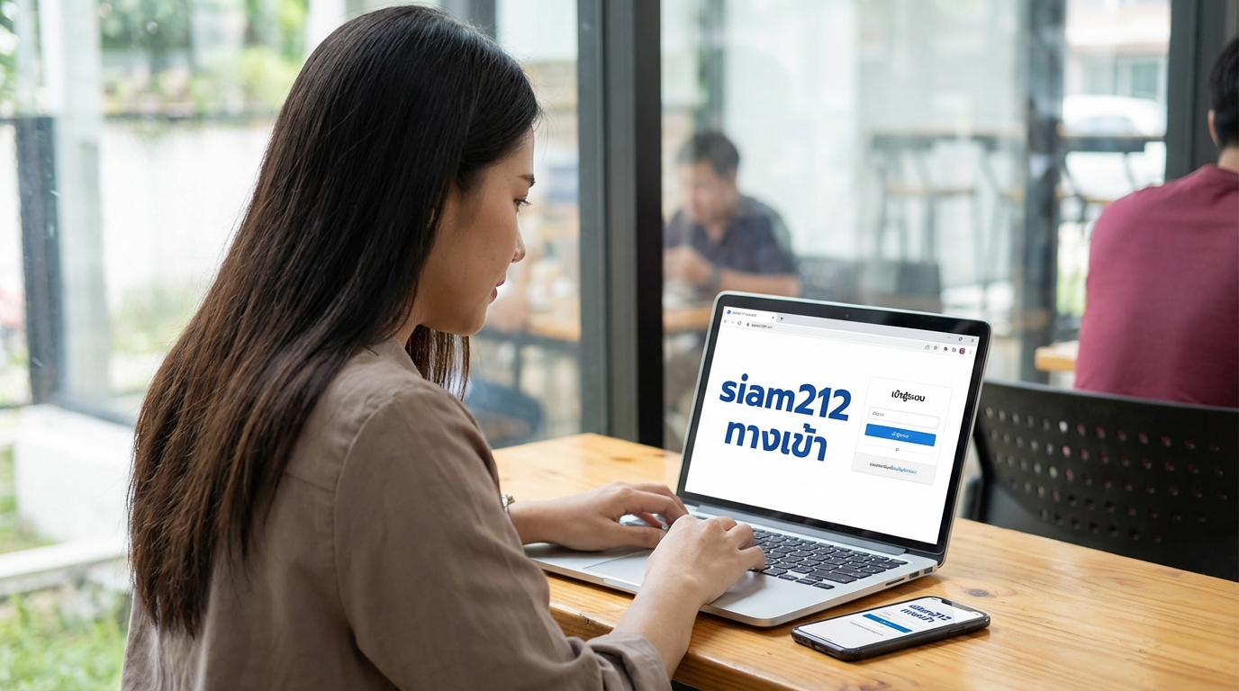 ขั้นตอนการเข้าสู่ระบบ SIAM212
